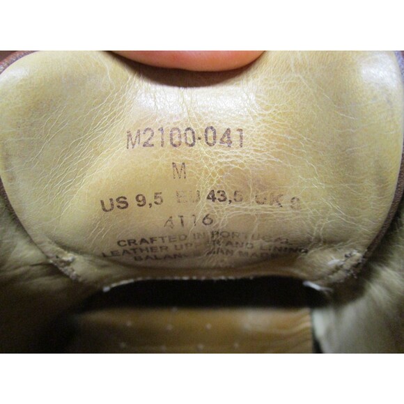 Samuel Hubbard Founder Oxfords Mens Brown Leather Casual M2100-041 Size 9.5 M - Picture 15 of 16